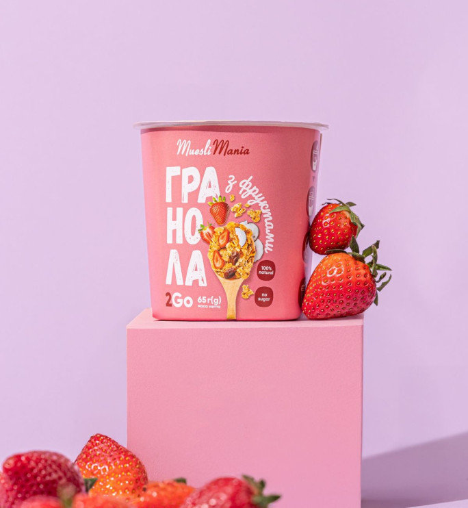 Гранола з фруктами 2 go (6 шт)