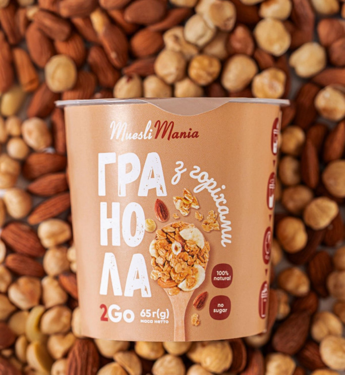 Гранола з горіхами 2 go (6 шт)
