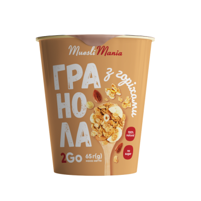 Гранола з горіхами 2 go (6 шт)