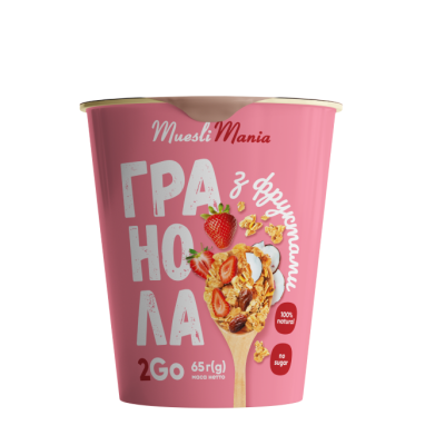Гранола з фруктами 2 go (6 шт)