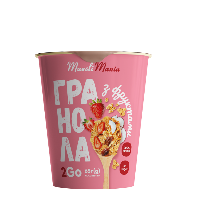 Гранола з фруктами 2 go (6 шт)