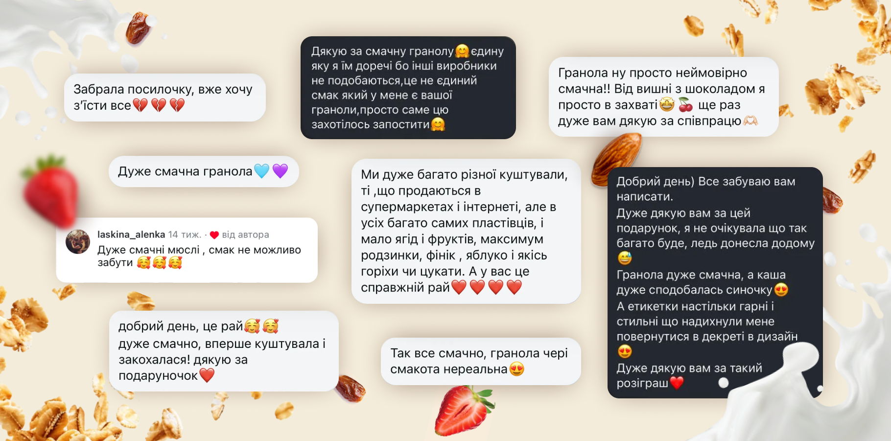 Даруємо 100 гривень на перше замовлення від Muesli Mania! 